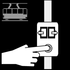 tram: deur openen / deur openen van tram
